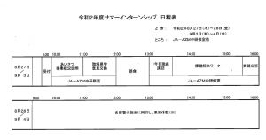 スケジュール