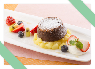 乳チョコレートケーキ