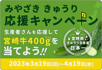 みやざききゅうり応援キャンペーン